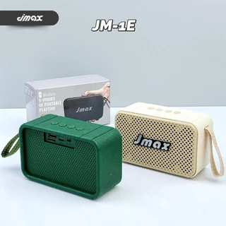 JMAX ลำโพงบลูทูธไร้สาย เชื่อมต่อได้2ตัว พร้อมสายหิ้ว ลำโพงไร้สาย รุ่น JM-1E ของแท้ 100%