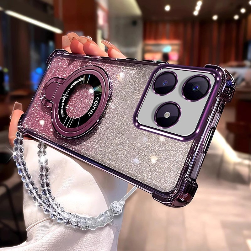 สําหรับ realme NOTE 60 Realme NOTE 60X เคสโทรศัพท์สําหรับที่วางโทรศัพท์แม่เหล็กนุ่มกันกระแทกฝาหลังพร