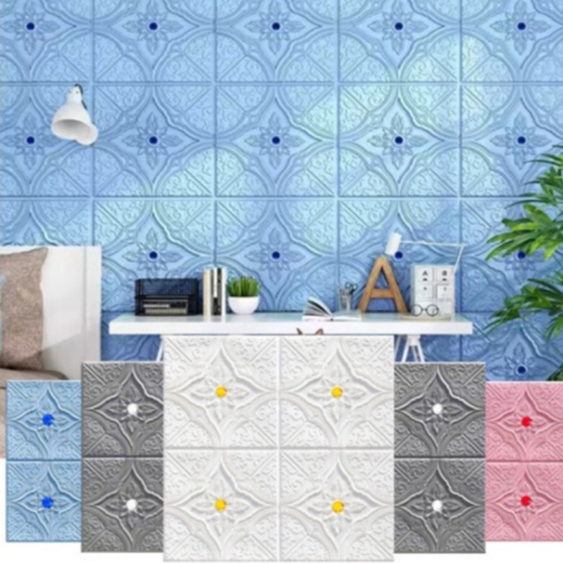 วอลเปเปอร์ติดผนัง ฝ้าเพดาน ที่ติดผนัง วอลเปเปอร์ 3D ผ้าติดผนัง แผ่นติดผนัง wallpaper ติดผนัง ห้องนอน ของแต่งห้อง แต่งห้องนอน ของแต่งห้อง แต่งห้อง ตกแต่งห้อง หัวเตียง ของแต่งบ้าน ติดผนัง ตกแต่งบ้าน ตกแต่งผนัง สติกเกอร์ โฟม แผ่นห้อง บัวติด ผนัง วิลเปเปอร์ผ - รูปที่ 7