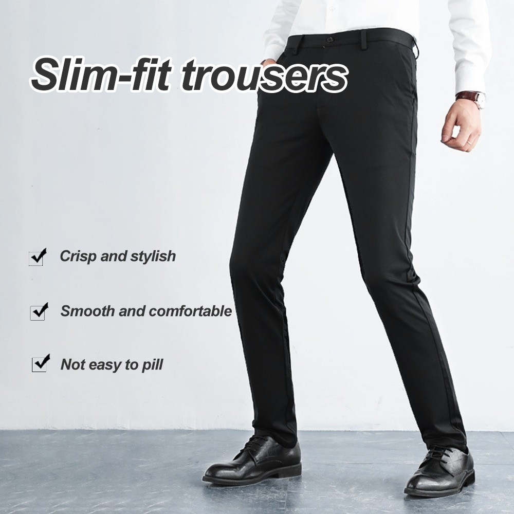 Men Slack Pant/ Seluar Sle Lelaki Regular Fit/ Plus size Slack Pant/ Seluar Kerja/ กางเกงทางการ