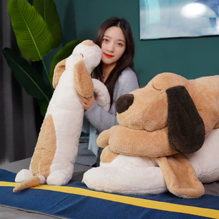 พร้อมส่ง ตุ๊กตาหมอนข้าง หมอนตุ๊กตาสุนัข ของเล่นเด็ก น่ารัก นุ่มนิ่ม ถอดและล้างทำความสะอาดได้ 60/110ซม.