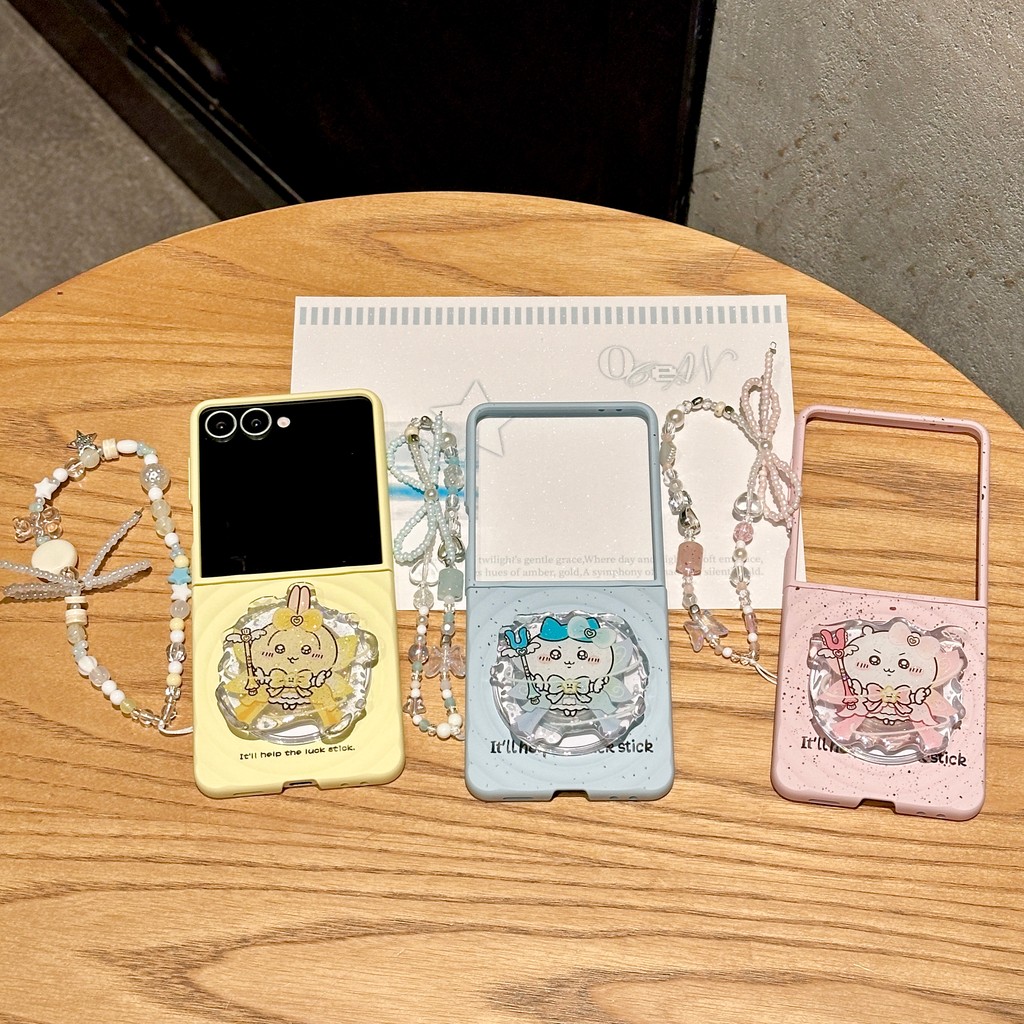 LUKEN เคสโทรศัพท์สําหรับ Samsung Galaxy Z Flip 7 6 5 4 3 ค้นหา N3 N2 FLIP น่ารัก M ปกหลัง M ขาตั้งโซ