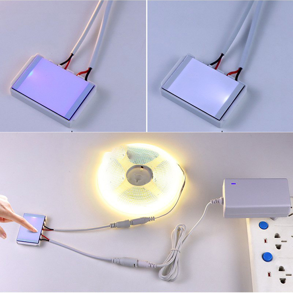 <SWHOME>สวิตช์เซ็นเซอร์สัมผัส 12v 5A 60W LED สําหรับสวิตช์ไฟกระจกปุ่มอัจฉริยะ <OCTOBER>