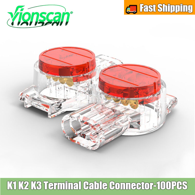 Vionscan K1 K2 K3 Terminal Cable Connection Wire Quick-Fit Splicing Connector UY Wire Connector