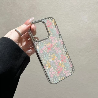 ความรู้สึกขั้นสูง จัดส่งจากประเทศไทย ดอกไม้for iPhone เคสไอโฟน 13 12 11 PRO MAX 16 15 14 X XS MAX XR 7/8PLUS หรูหรา