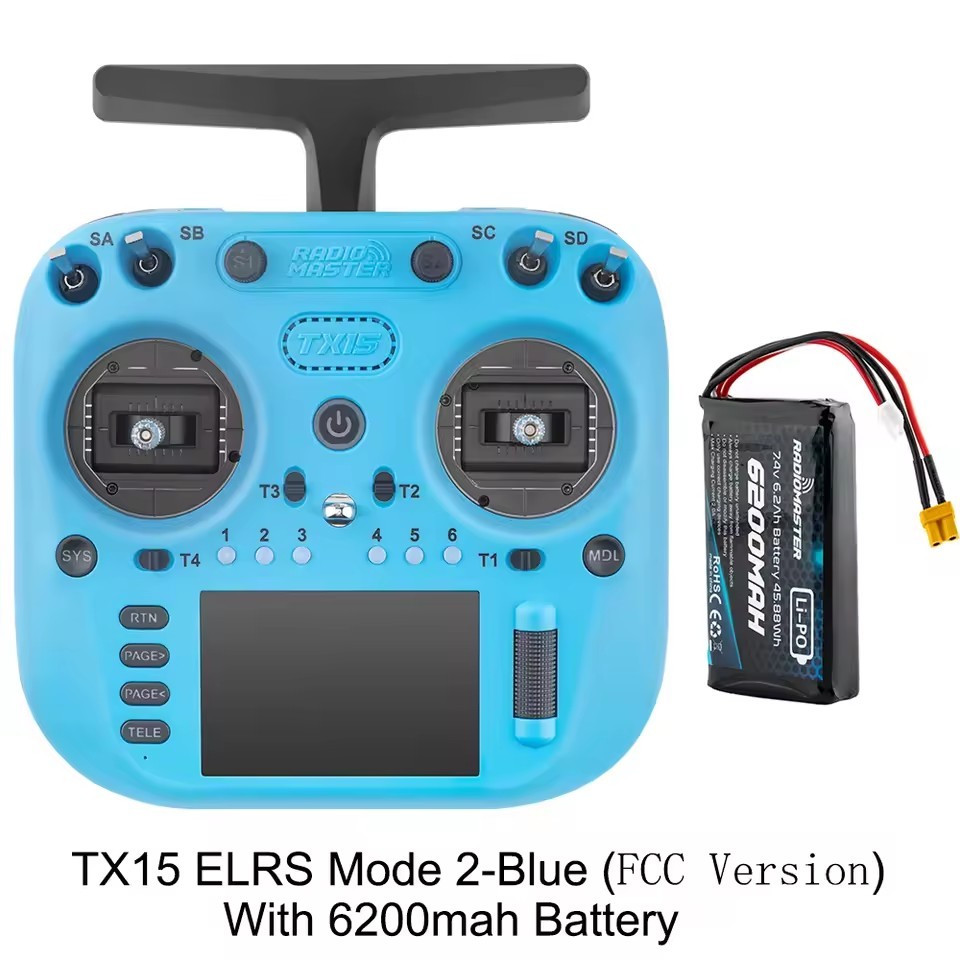 In Stock Radiomaster TX15 16ch 3.5 นิ้ว IPS Touchscreen V5.0 Hall Gimbals วิทยุ Controller ExpressLR