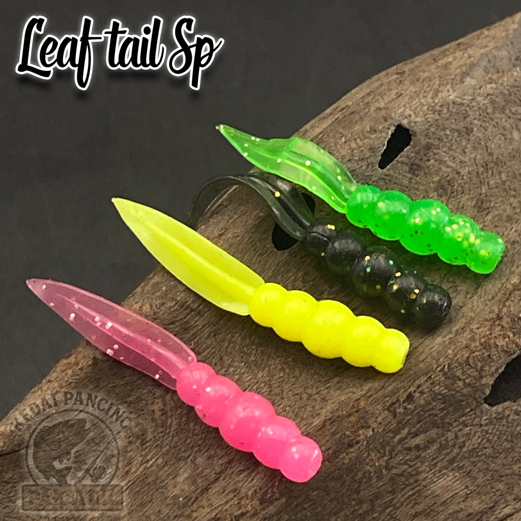 Leaf Tail SP 3.5 ซม./0.3g 5 ชิ้น Ajing UL Fishing Lure Umpan Pancing Casting หนอนเหยื่อ Lure Softpla
