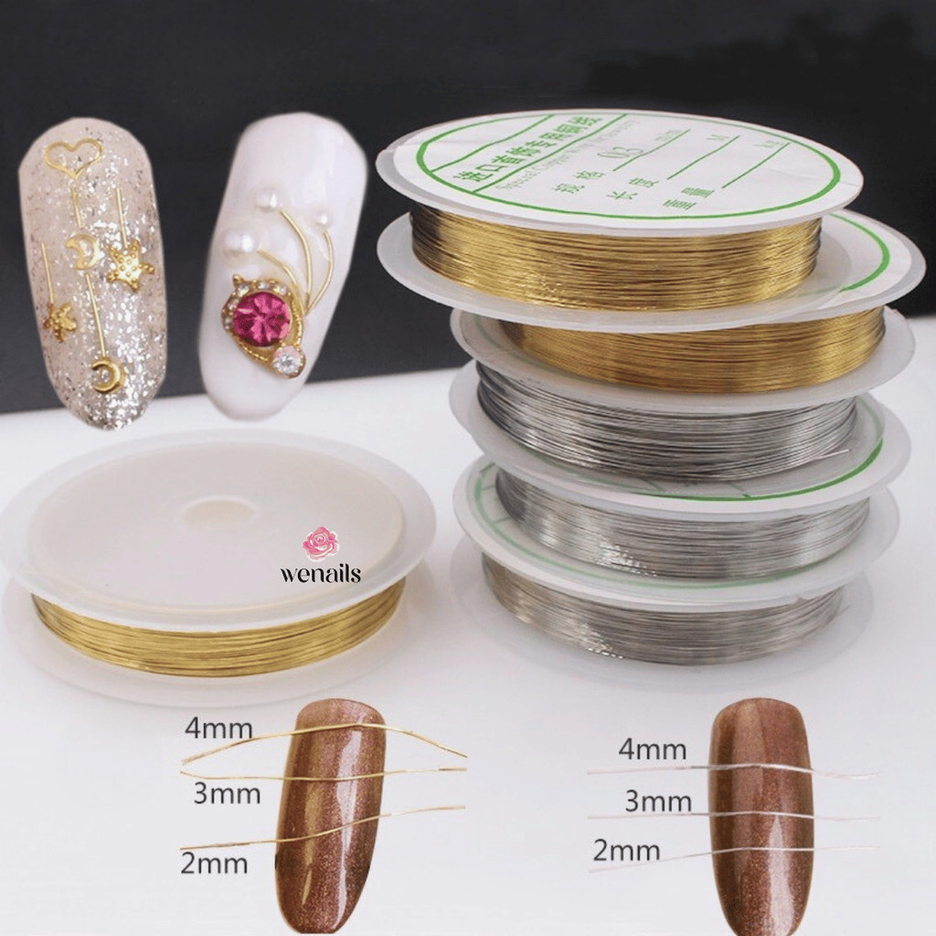 ลวดดัด ตกแต่งเล็บ เล็บเจล -wenails