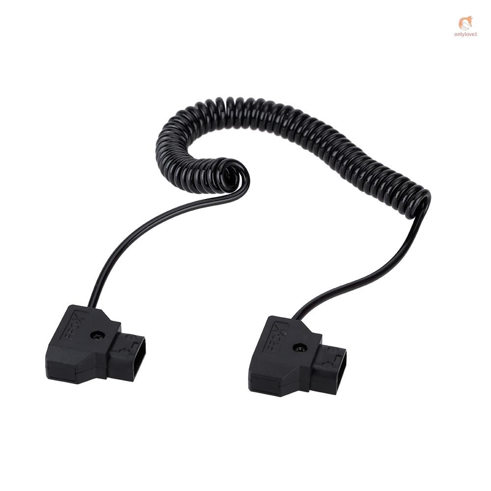 D-TAP 2 Pin Male to Male Extension Adapter Cable for DSLR Rig Battery Dtap to Dtap สายยางยืด 1M