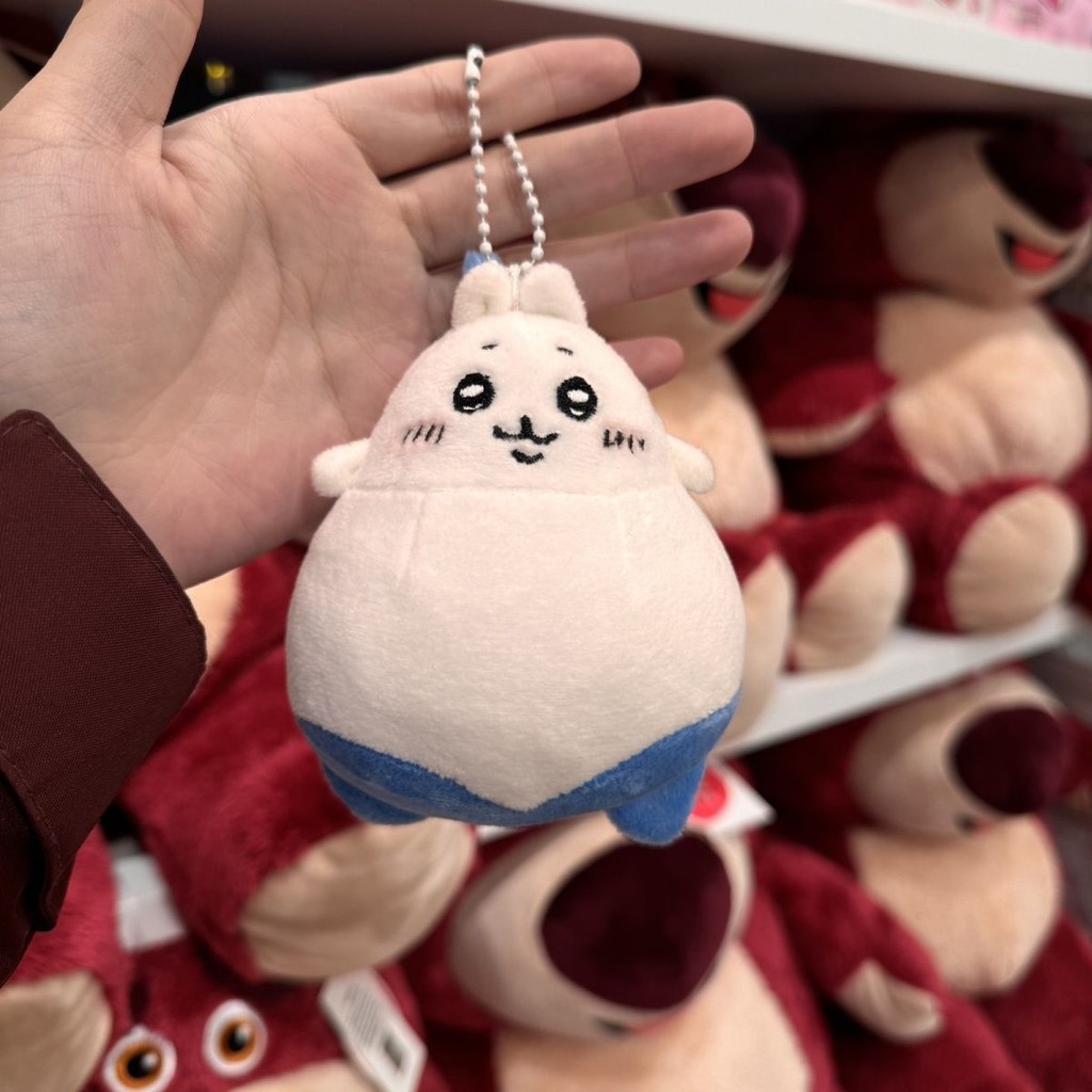 Chiikawa พวงกุญแจตุ๊กตารุ่นผิดตุ๊กตา Usagi Key Ring อุปกรณ์ของขวัญร้อน