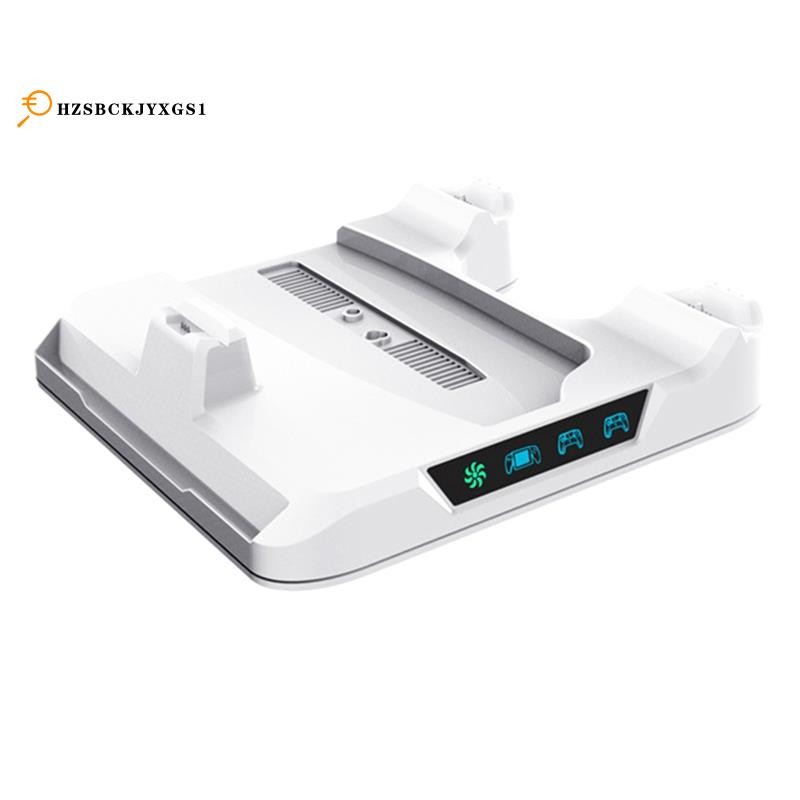 【hzsbckjyxgs1】2025สําหรับPS5PRO/PS5Slim/ConsoleCoolingStandสถานีชาร์จDockControllerStorageRackพร้อมพ