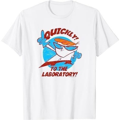 เสื้อยืดผู้ใหญ่ห้องปฏิบัติการ Dexter ได้อย่างรวดเร็ว
