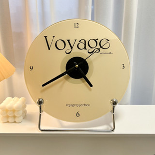 ทําเอง ตัวอักษรนาฬิกาแก้วตกแต่งห้องนั่งเล่นนาฬิกาเงียบแสงเดส…