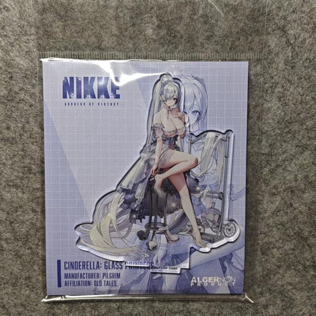 NIKKE/NIKKE Cinderella Standing Card Goddess of Victory Merchanted Badge อะคริลิคกระพริบคู่/hgbd