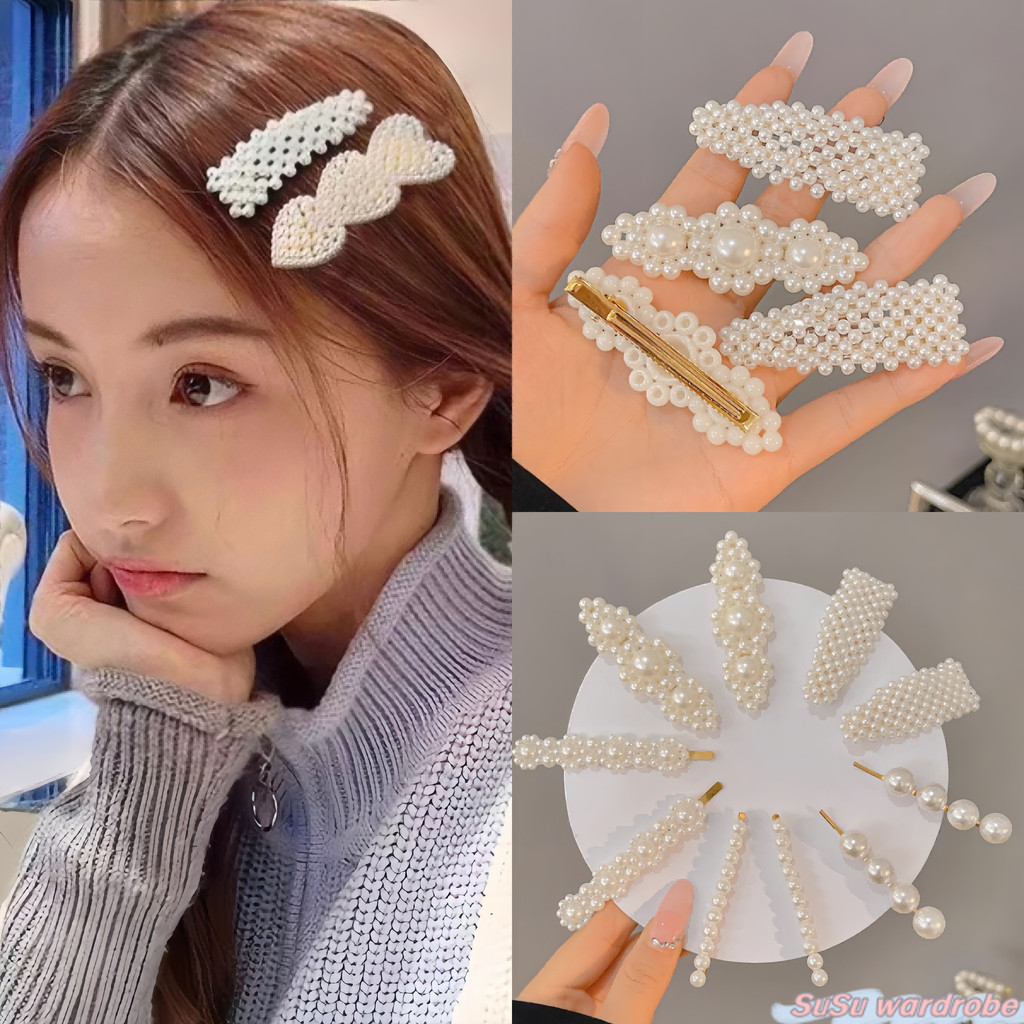 SuSu 🎀พร้อมส่ง 🎀 ก็๊บมุกหวานสไตล์ญี่ปุ่นและเกาหลีบรรจุภัณฑ์บัตรกระดาษอิสระ สไตล์สบายๆ  VO-10