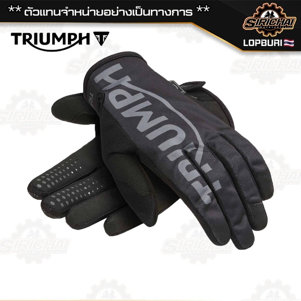 ถุงมือมอเตอร์ไซค์ ถุงมือ Triumph BERM MX GLOVE BLACK