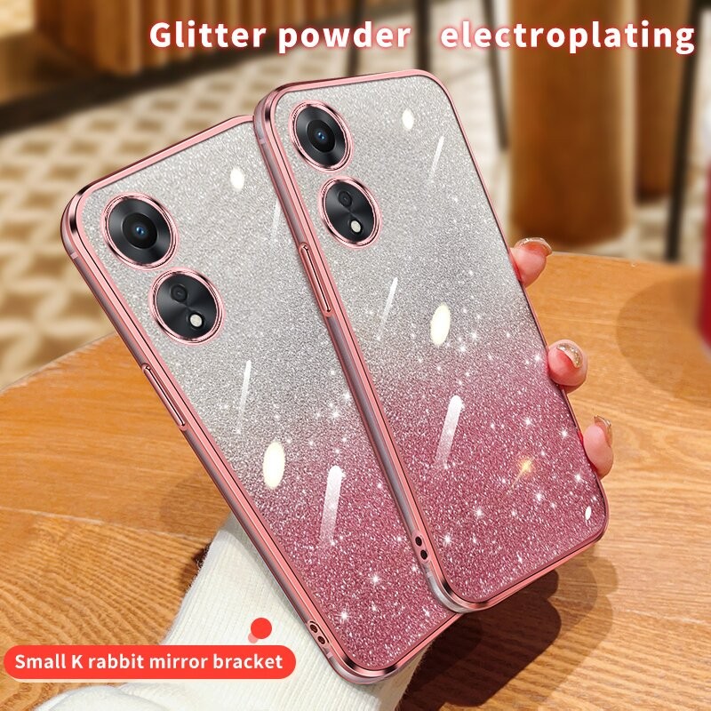 เคส VIVO V50 V2427 Shiny Chameleon Soft Shell พร้อมสติกเกอร์ประกายเคสโทรศัพท์ Electroplated