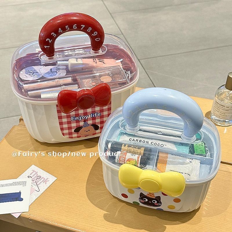 新款可爱盒多功能医箱大容量便携式品收纳盒家用宿舍急救箱New Cute Box Multi functional Medical Box Large Capacity Portable20250806