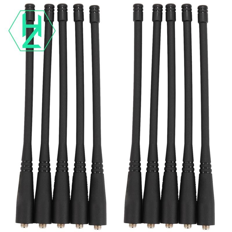 10 ชิ้น Dual Band Sma-หญิง 17 ซม.ความยาวเสาอากาศสําหรับ Uv-5R Uv-82 Gt-3 Uv-9R Plus Walkie Talkie