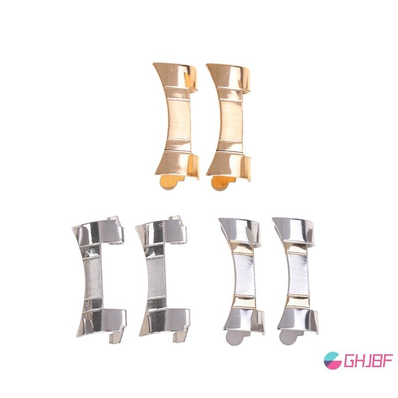 GHJBF] สแตนเลสสตีลนาฬิกา Link Curved End Watch Band นาฬิกาข้อมือ Linkck เดิมซ่อมเครื่องมือ 19/20/21/22 มม./23 มม./24 มม.สn n nam nour