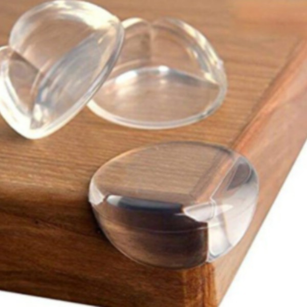 SIKU TRANSPARENT TABLE CORNER PROTECTOR / SILICONE TABLE CORNER ELBOW PROTECTOR / SILICONE TABLE Saf