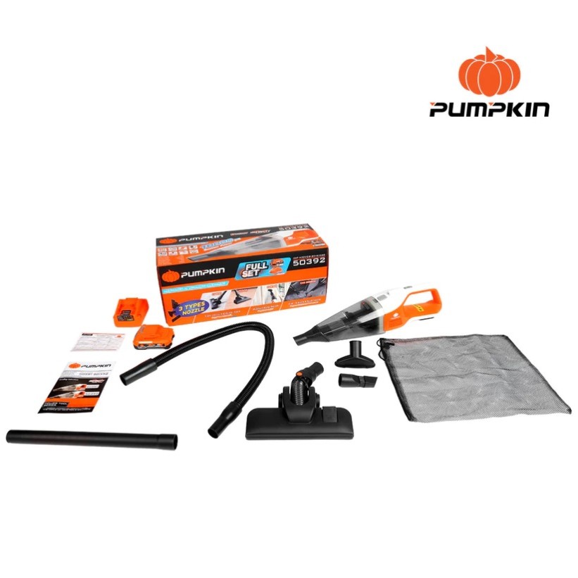 PUMPKIN 🔥เครื่องดูดฝุ่นไร้สาย 50391 / 50392 (INF-H10VCB-201K-X20)  เครื่องดูดฝุ่น