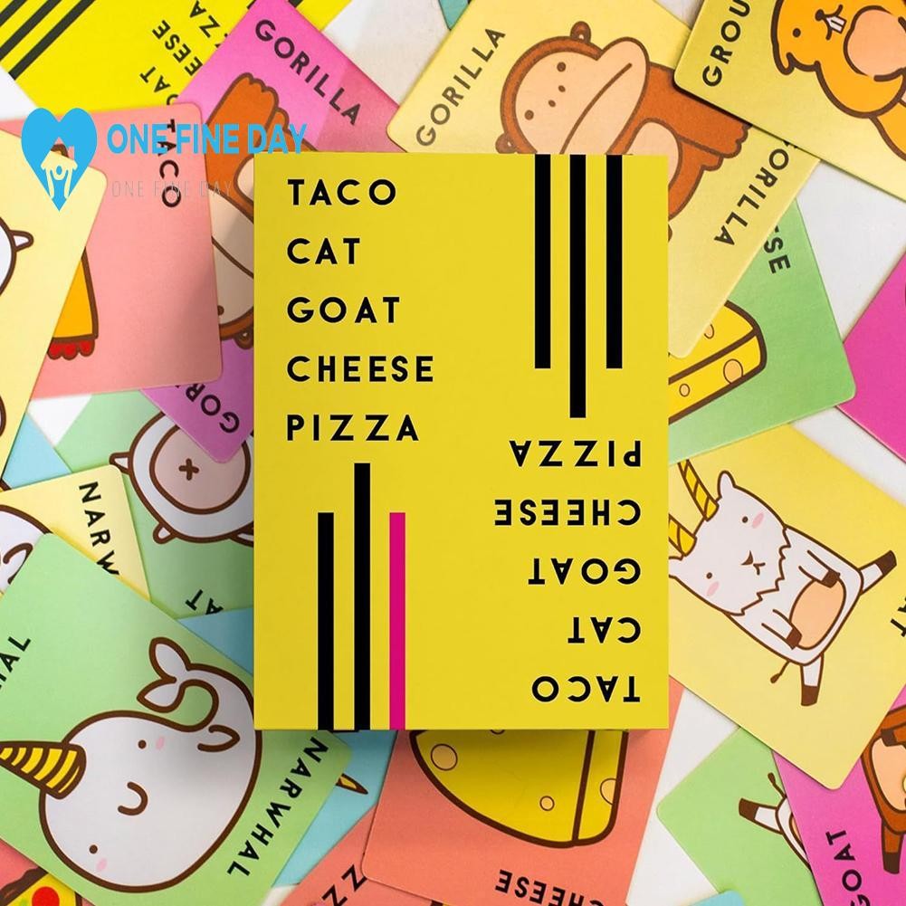 พร้อมส่ง Taco Cat Goat Cheese Pizza & Santa Cookie Games Snowman Board Candy Card Game F7p1