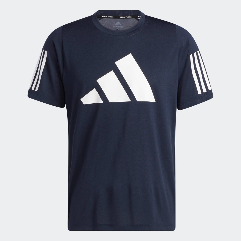 adidas Gym & Training Sportswear FreeLift 3 Bar Tee Men Blue HF4737