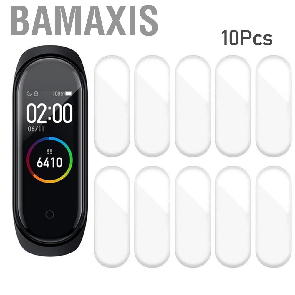 Bamaxis ดูฟิล์ม Protector Full Coverage Smart Flexible สำหรับ Mi Band 5 Protection