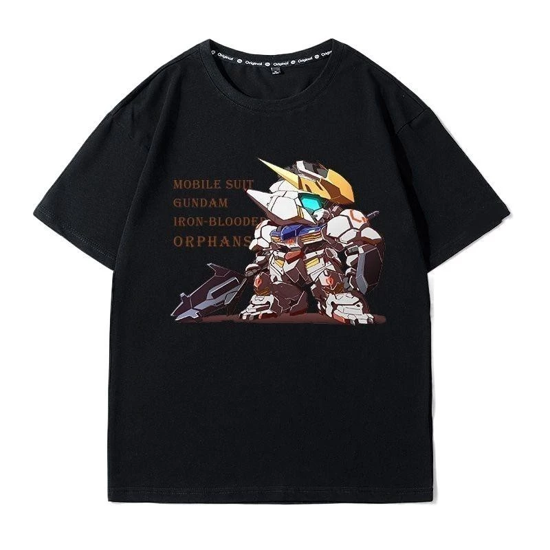 เสื้อยืดกันดั้ม Barbatos แขนสั้น สไตล์อนิเมะ thumbnail 3