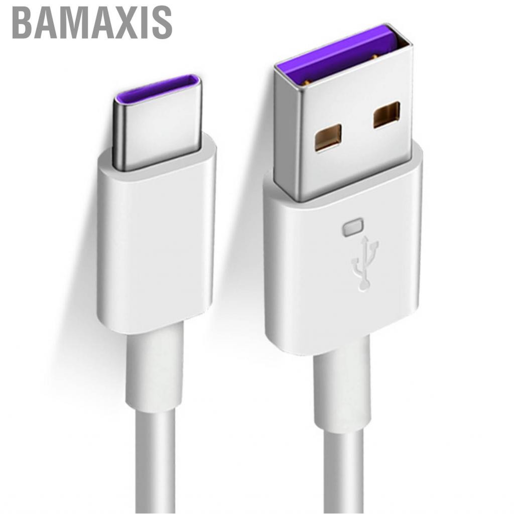 Bamaxis Type C Cable USB 3.0 โปรโตคอลความเร็วสูงสีขาวชาร์จ 3.3ft สำหรับโทรศัพท์
