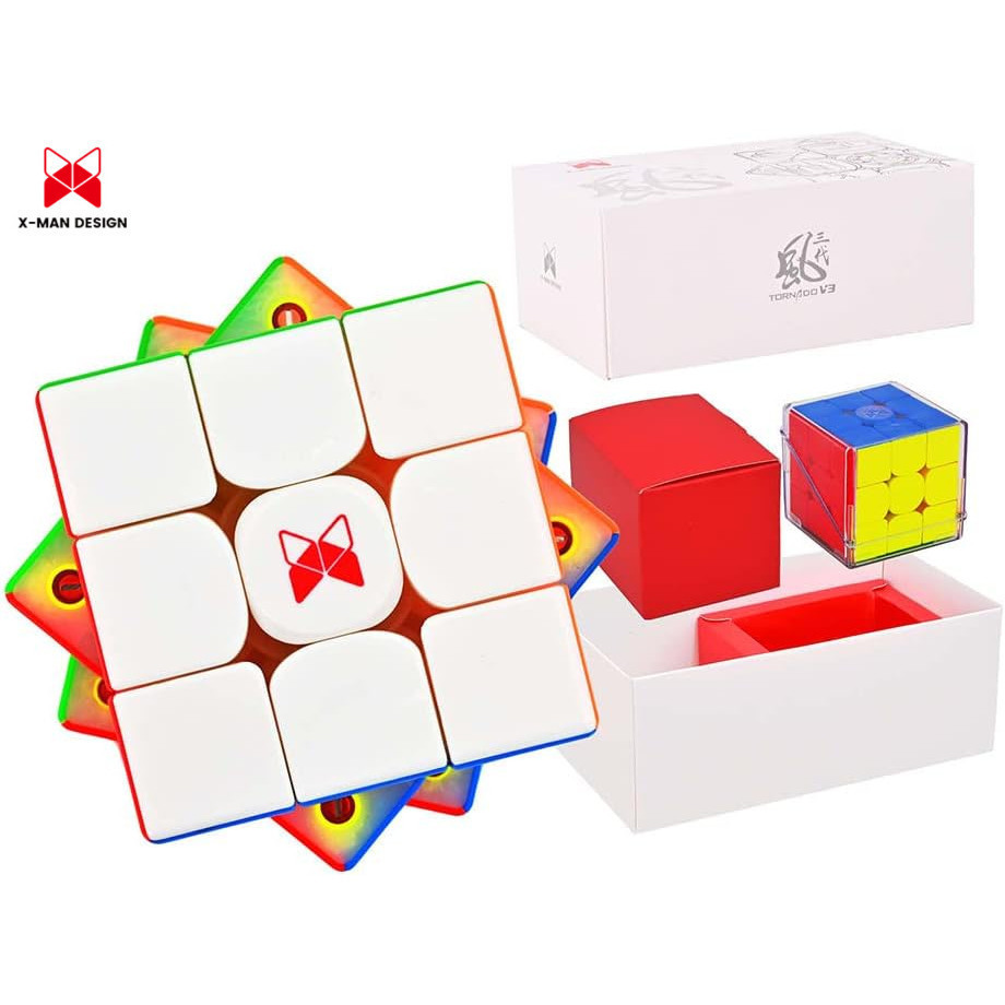 Qiyi X Man Tornado V3M คิวบ์ความเร็วแม่เหล็ก QY ของเล่น Tornado V2M อัพเกรด เวอร์ชั่น 3x3x3 คิวบ์ควา