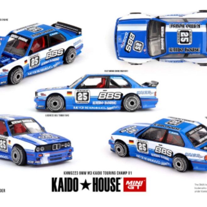 Kaido House+MINIGT BMW M3 BMW M3 โมเดลรถอัลลอย