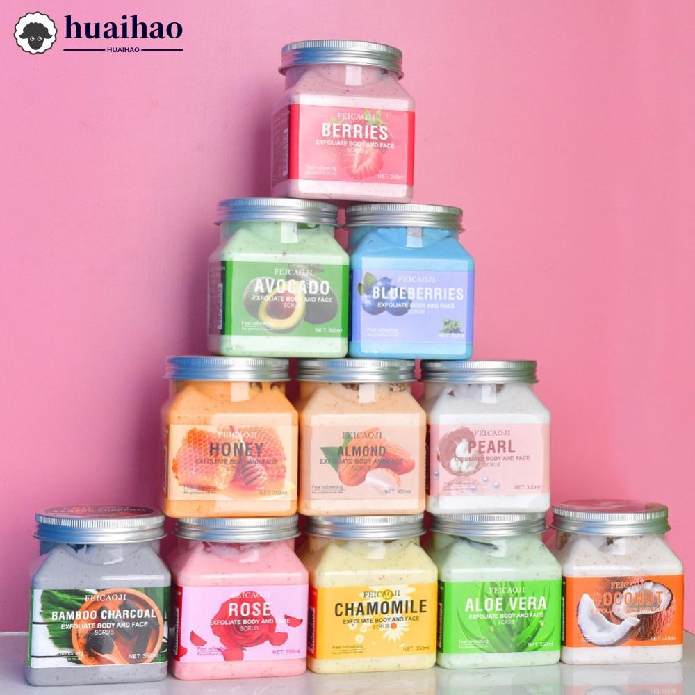 HUAIHAO Body Scrub กาแฟ Bath Scrub Exfoliating Moisturizing Hydrating All Body Cleansing Scrub Exfol