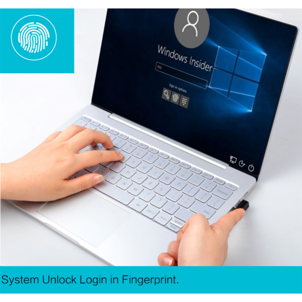 1CLICK2BUY TEC เครื่องอ่านลายนิ้วมือความปลอดภัย Login USB ลายนิ้วมือ - U7