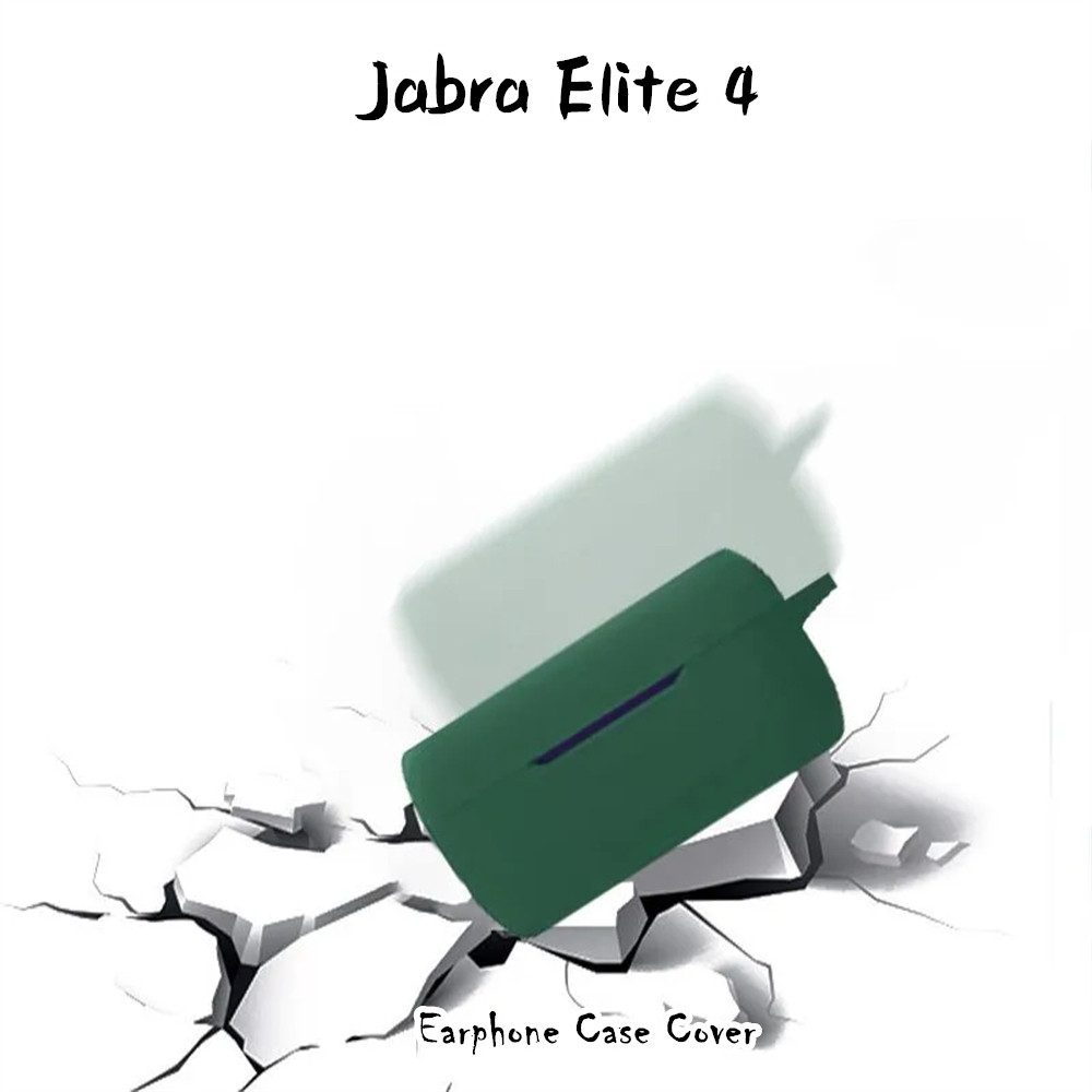 Fast ShipmentFor Jabra Elite 4 Case Casing Soft Silicone Simple Solid Color Headphone Case Cover