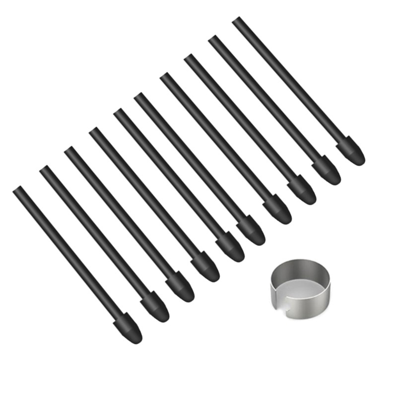 QUU 10 ชิ้นเปลี่ยนปากกา Nibs สําหรับ KD200 PW517 PW110 ความดันตอบสนอง