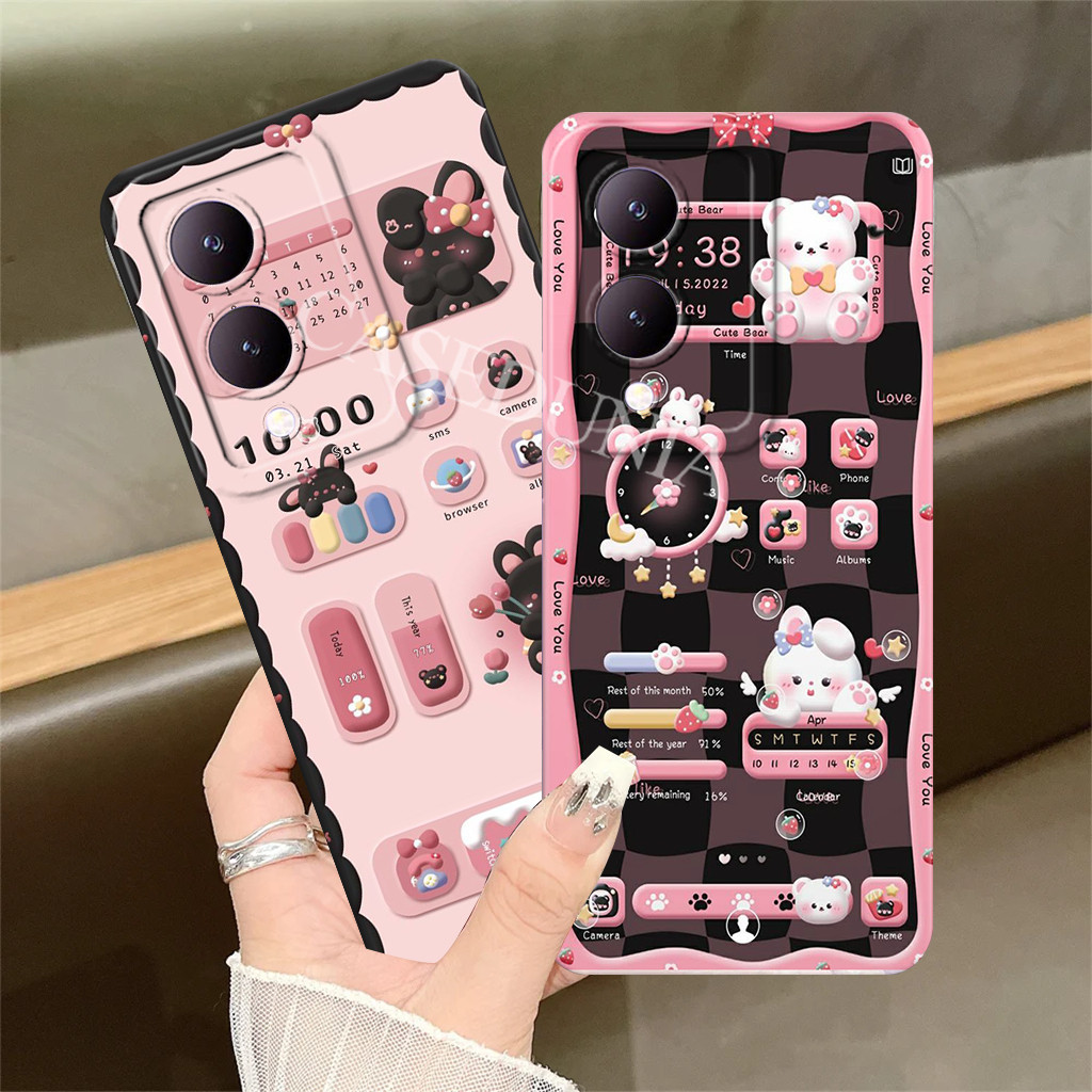 Vivo Y17s Y03 Y03T Y28 Y18 Y27s Y36 Y27 4g 5g Prokamera - R4bitst4rs Tpu - Softcase - Protective