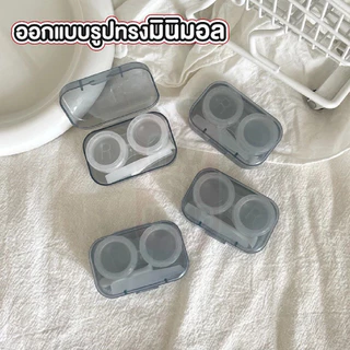กล่องใส่คอนแทคเลนส์ แบบใส ระดับไฮเอนด์ กล่องเลนส์แบบพกพา กล่องคอนแทคเลนส์ พร้อมแหนบ G3535