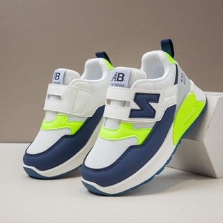 Kids Shoes for Boys Breathable Sport Rubber Sneakers for 3-10years Girls Chidren With Box Size 26-37