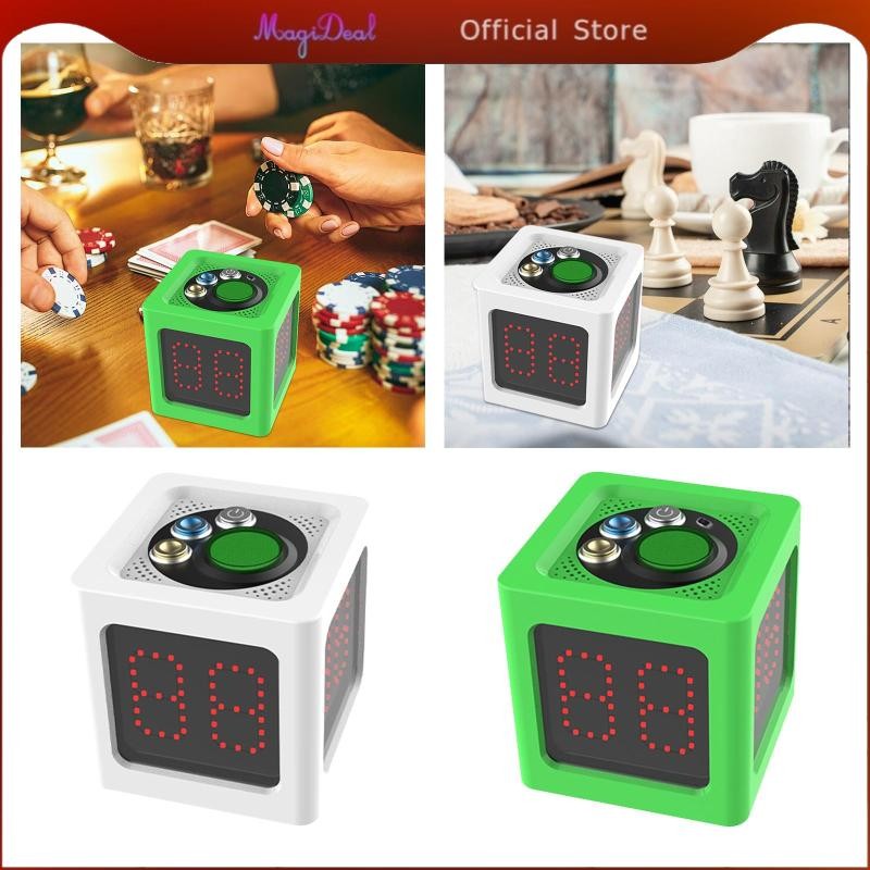 MagiDeal นาฬิกาจับเวลายาวนานแบบดิจิตอล ทนทาน สําหรับการแข่งขันโป๊กเกอร์และหมากรุก