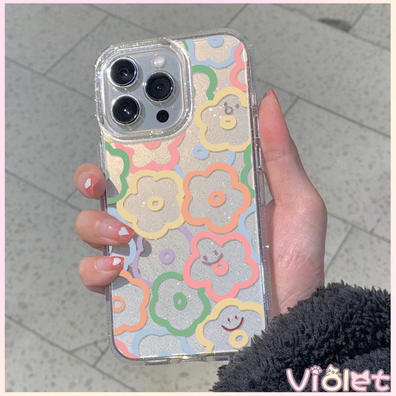 Violet เคสไอโฟน เคสใสกากเพชร สำหรับ iPhone 11 16 pro max 13 12 14 15 promax 7 plus  เคสใสกันกระแทก วิจิตร Flash CryBaby ราคา ถูกที่สุด ดีลบีเคเค แกลเลอรีภาพที่ 5