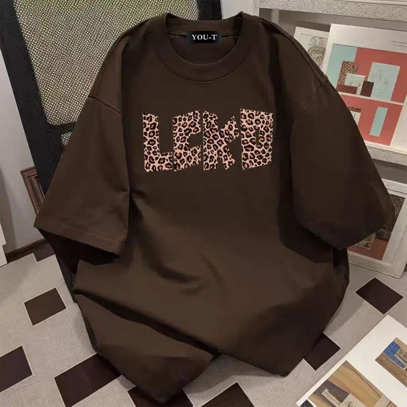 T42.SHOP🌸สื้อยืด oversize เสื้อคอกลม เกาหลี สตรีทแฟชั่น โคตรนุ่ม ผ้าคอตตอน100% ลาย "LCKD"