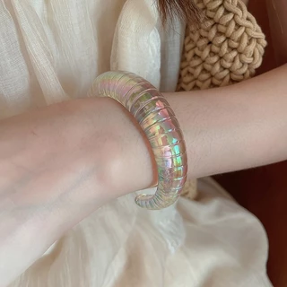 สร้อยข้อมืออะคริลิสไตล์แฟนตาซีสำหรับผู้หญิง ดีไซน์อเนกประสงค์ตกแต่งมือแบบใหม่