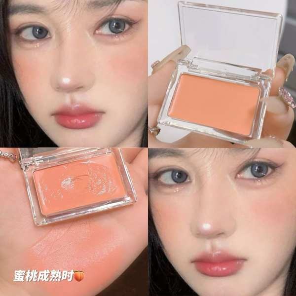 canmake blush oh my blush bwb blush ครีมบลัชออน, แต่งหน้านู้ดขาวดำ, สัมผัสธรรมชาติ, การซ่อมแซมไฮกลอส