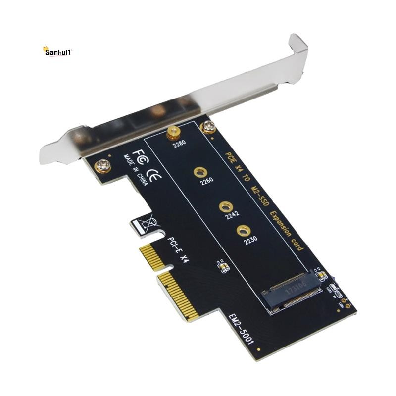 PCI-E 3.0 X4 ถึง NVMe M.2 NGFF M Key SSD Riser การ์ดขยายสําหรับ 2230/2242/2260/2280 M.2 SSD EM2-5001