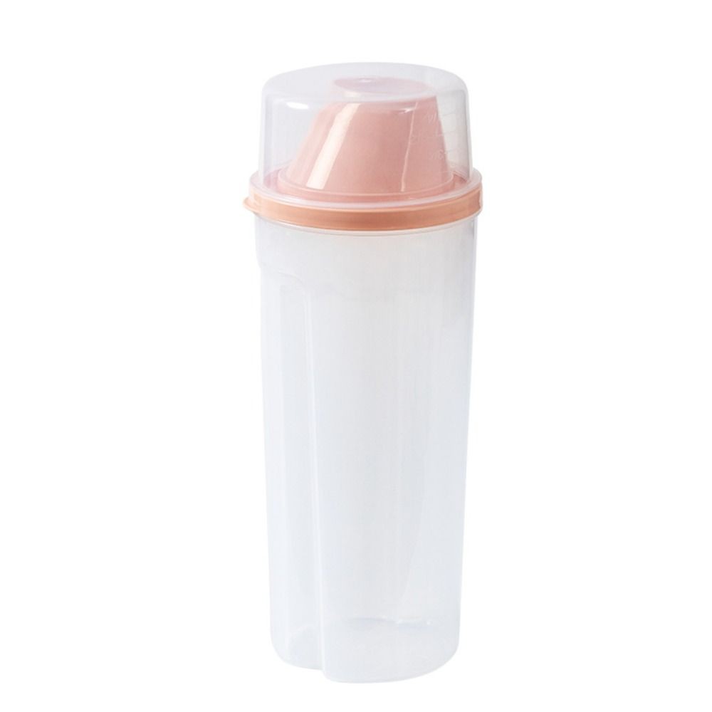 OIWLSAX321 กล่องเก็บผงซักผ้า, ขวดจ่ายน้ํายาซักผ้าอเนกประสงค์แบบใส, พร้อมถ้วยตวงปิดผนึกผงซักฟอกถังผงในครัวเรือน ราคา ถูกที่สุด ดีลบีเคเค แกลเลอรีภาพที่ 7