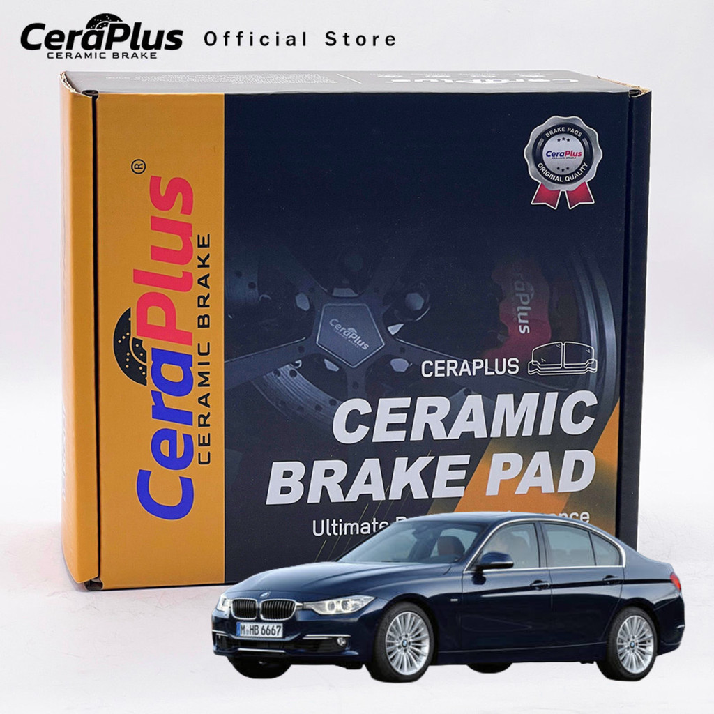 ผ้าเบรค CeraPlus BMW SERIES 3 F30 F80 2012-2018 F25 X3 F26 X4 ผ้าเบรคเซรามิค