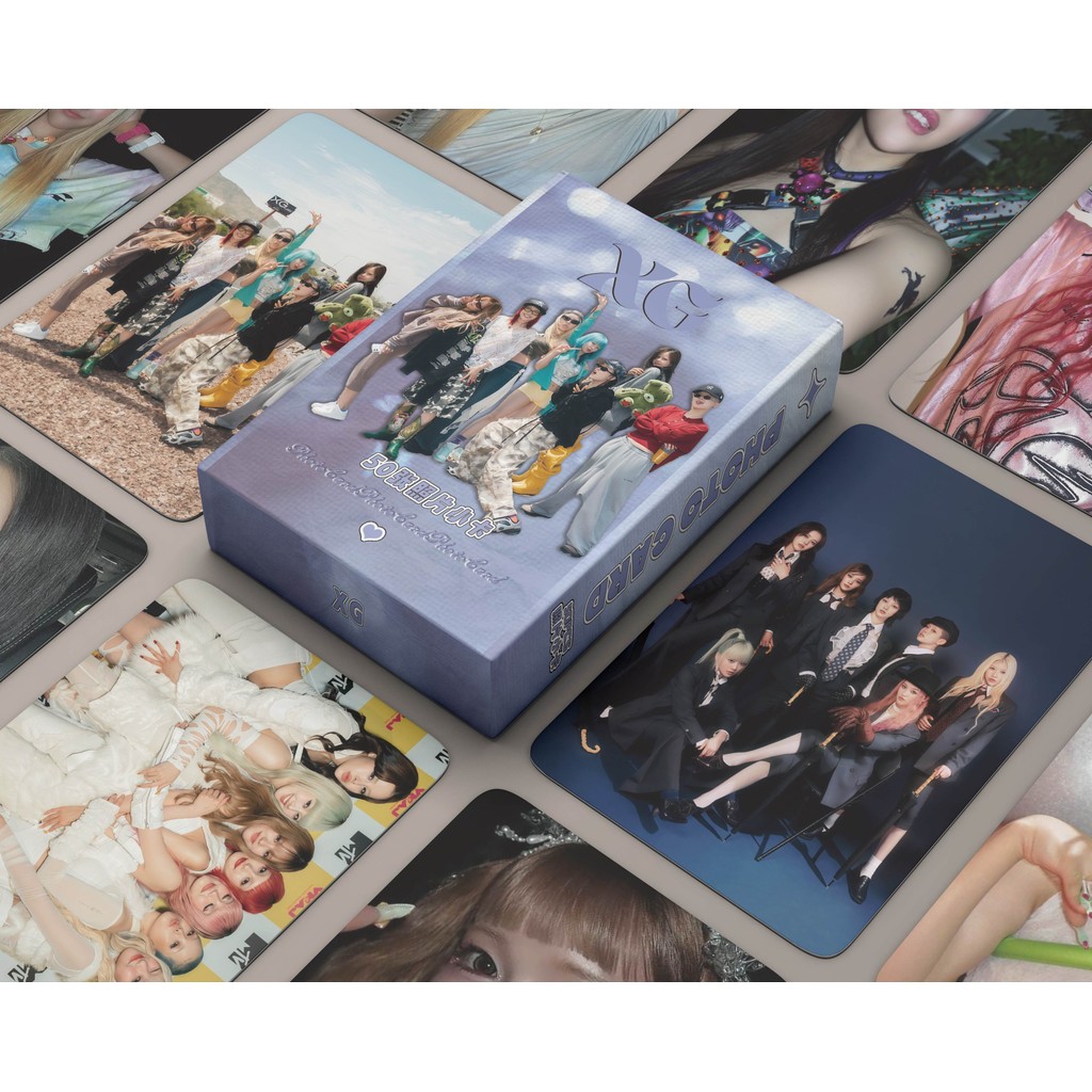 50-92pcs XG AWE Holographic เลเซอร์ Lomo การ์ด WOKE UP Kpop Photocards ซ้ายขวาสาวญี่ปุ่น JURIN CHISA