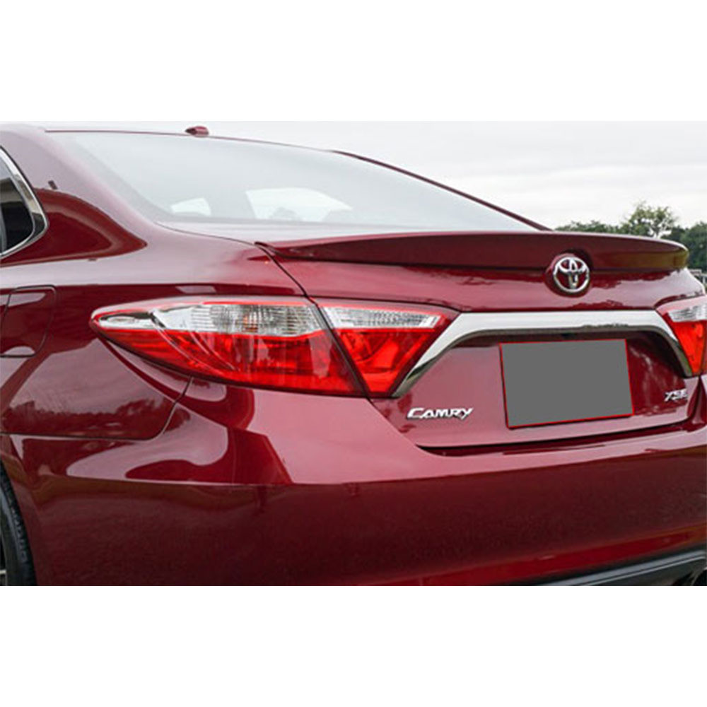 适用于15-17款凯美瑞尾翼 CAMRY美版USA改装专用免打孔烤漆碳纤维